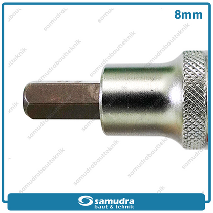 LIPPRO 3410TX-8 Mata Sok Pendek Hex 1/2" 8 mm