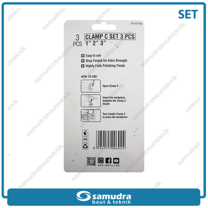 TEKIRO GT-CC1793 Klem C Set 3 pcs