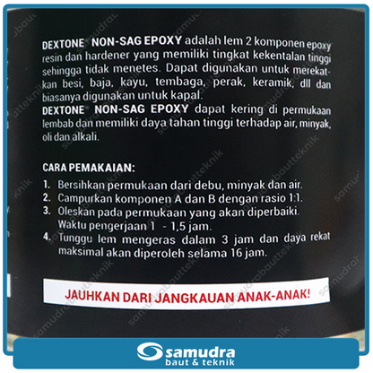 DEXTONE Lem Epoxy Non Sag Besar 400 gram