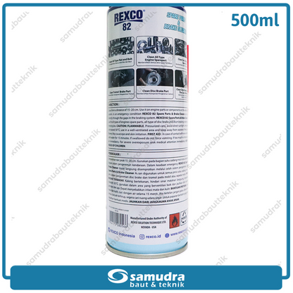 REXCO 82 Spare Part & Brake Cleaner 500 ml