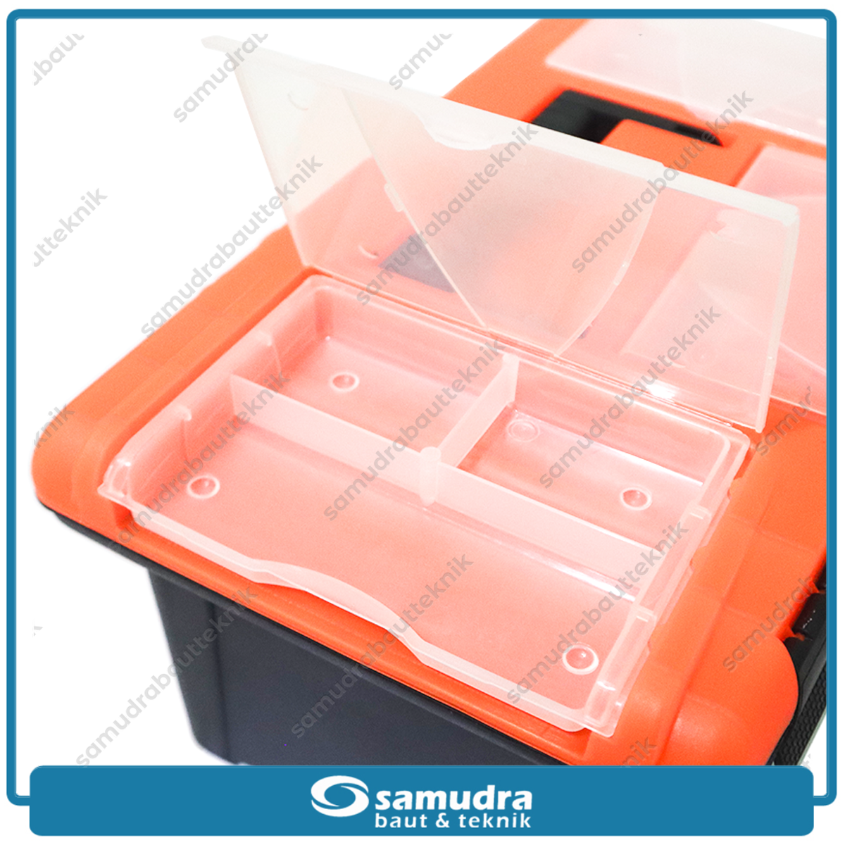 KENMASTER TOOL-055 Tool Box Plastik Besar 16" 39.5x22.5x17.5 cm