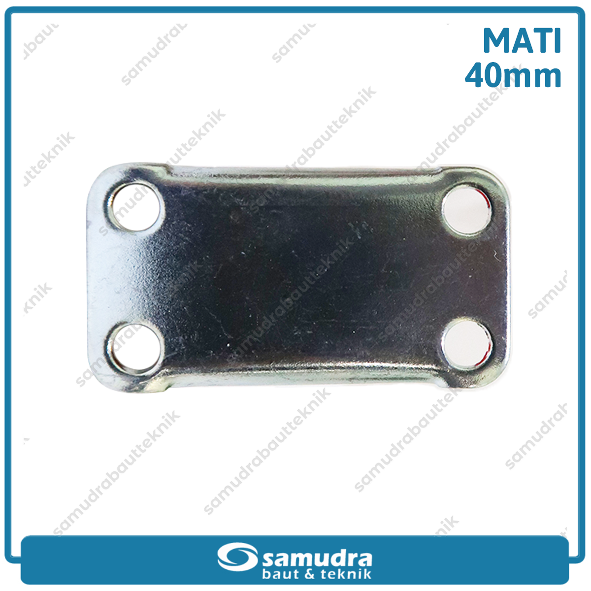 XANDER 4 pcs Roda Troli Mati 40 mm PVC Caster Lemari Etalase Trolley