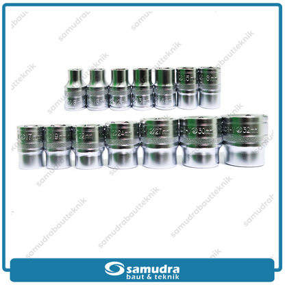 LIPPRO 3321MB Kunci Sok Set 22 pcs 6PT 8-32 mm Box Plastik