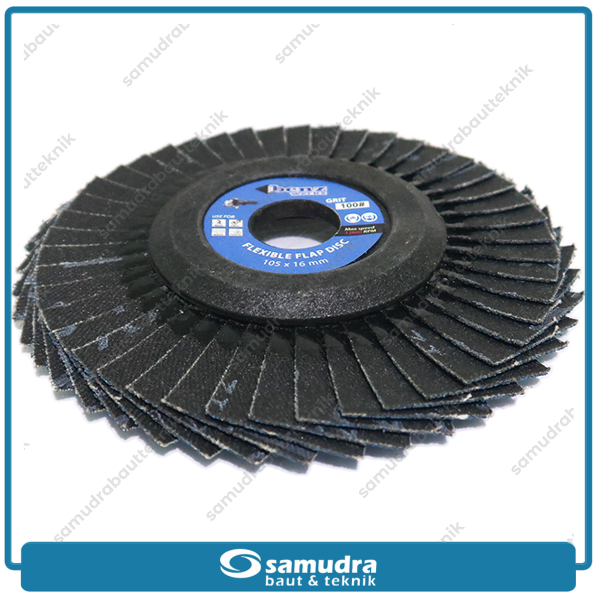 BENZ Flexible Flap Disc 4" Blue Color No. 100
