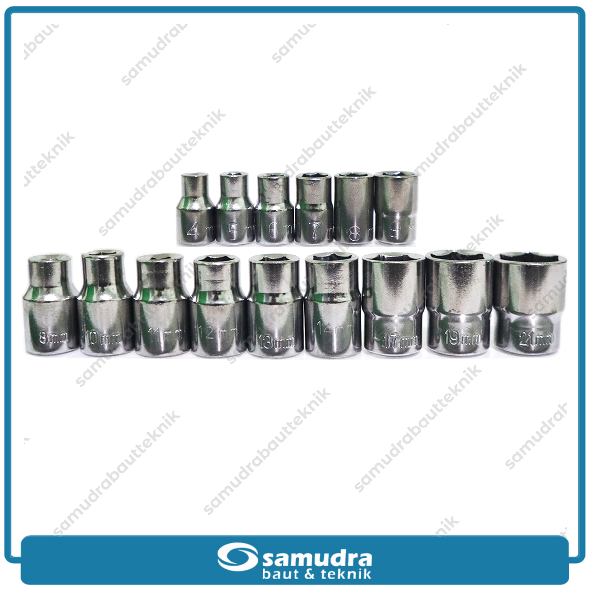 KTP Kunci Sok Set 27 pcs Box Plastik