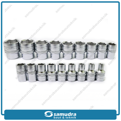 TEKIRO SC-SE0613 Kunci Sok Set 24 pcs 6PT 8-32 mm Box Plastik