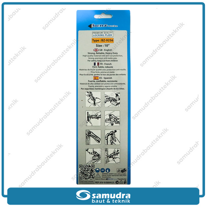 BENZ BZ-9256 Tang Buaya 10" Blister