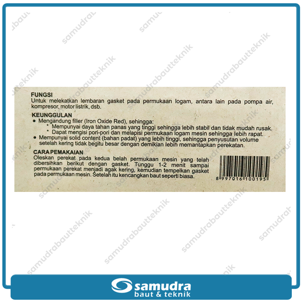 DEXTONE Lem Super Gasket Sealant Biru 15 gram