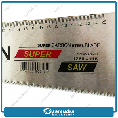 HASSTON 1260-118 Gergaji Tangan Gagang Kayu 18"