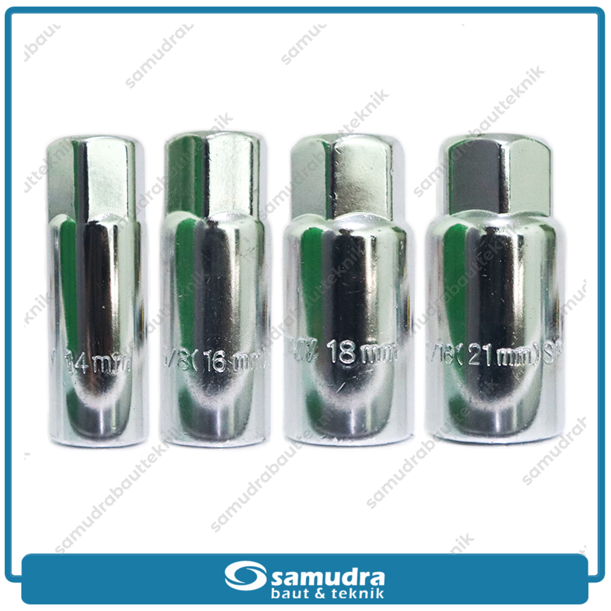 GRIPON 88-554 Kunci Sok T Busi 4 in 1 (14 mm, 16 mm, 18 mm, 21 mm)