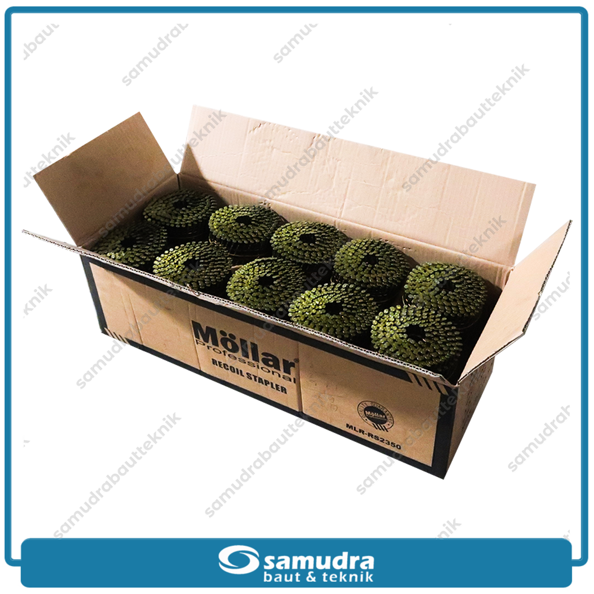 MOLLAR RS2350 Ulir Isi Paku Tembak Palet Kayu 50 mm kemasan 1 dus