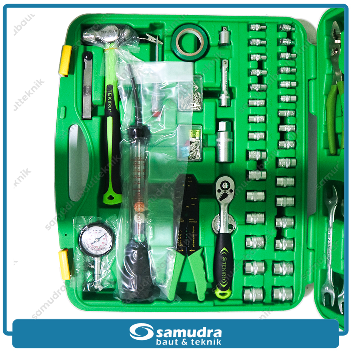 TEKIRO SC-MT0628 Tool Kit Mekanik Set 130 pcs Box Plastik / Mechanic Tools