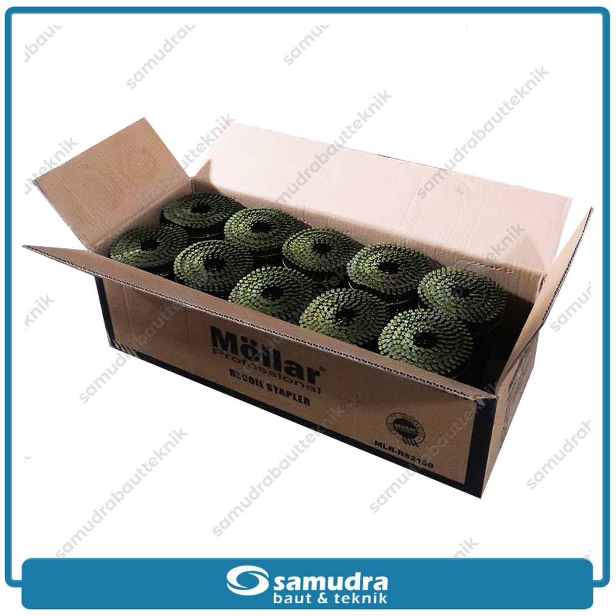 MOLLAR RS2150 Isi Paku Tembak Palet Kayu 50mm kemasan 1 dus