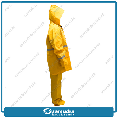 GOSAVE SAMUDRA 2S Jas Hujan Baju Celana (XL) Kuning