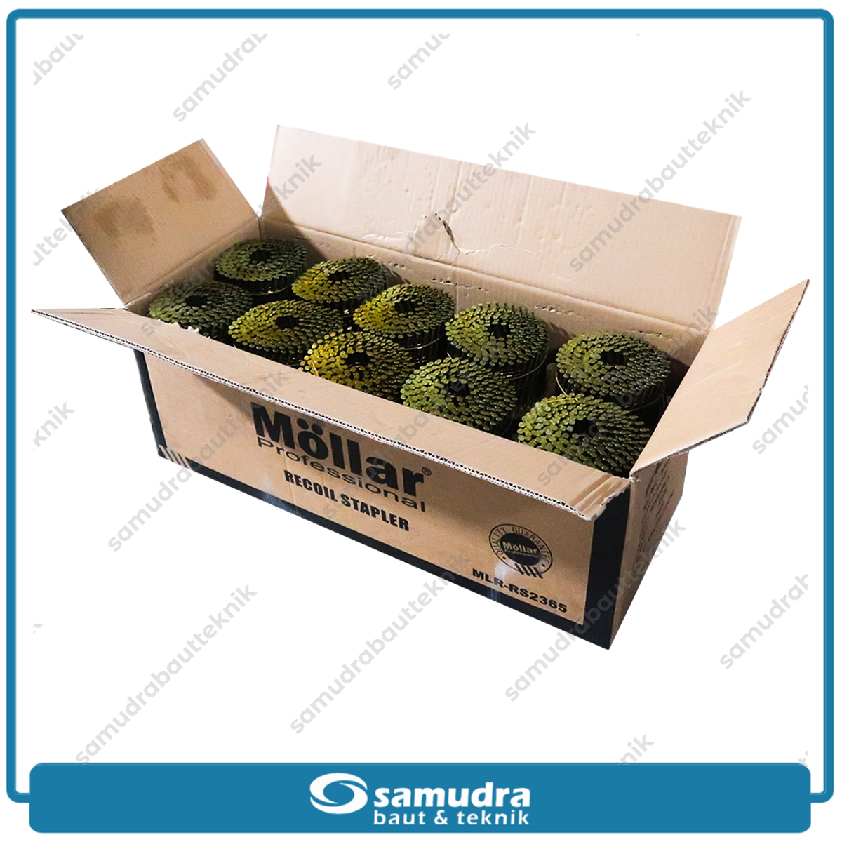 MOLLAR RS2365 Ulir Isi Paku Tembak Palet Kayu 65 mm kemasan 1 dus