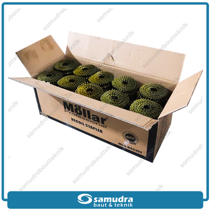 MOLLAR RS2365 Ulir Isi Paku Tembak Palet Kayu 65 mm kemasan 1 dus