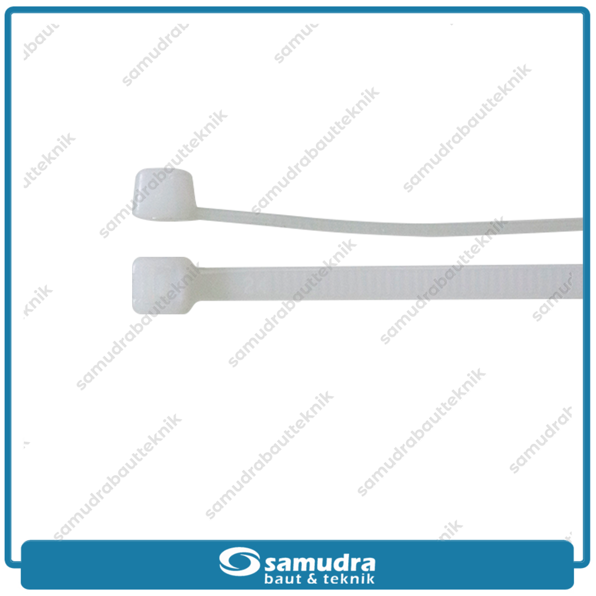 Paket 10 set JP Kabel Ties 3.6 x 200 mm Putih