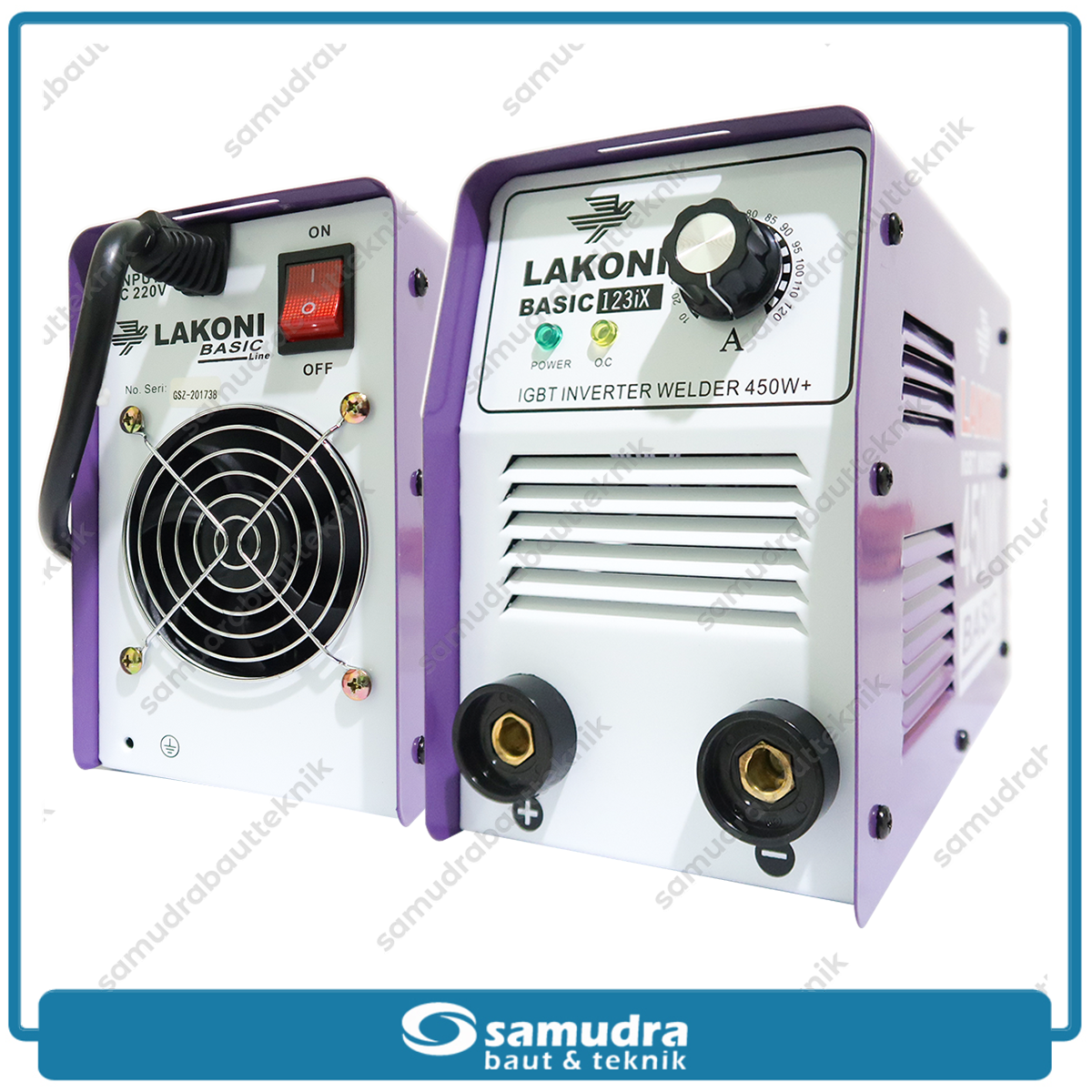 LAKONI BASIC-123iX Mesin Las Listrik IGBT 120A 450 Watt