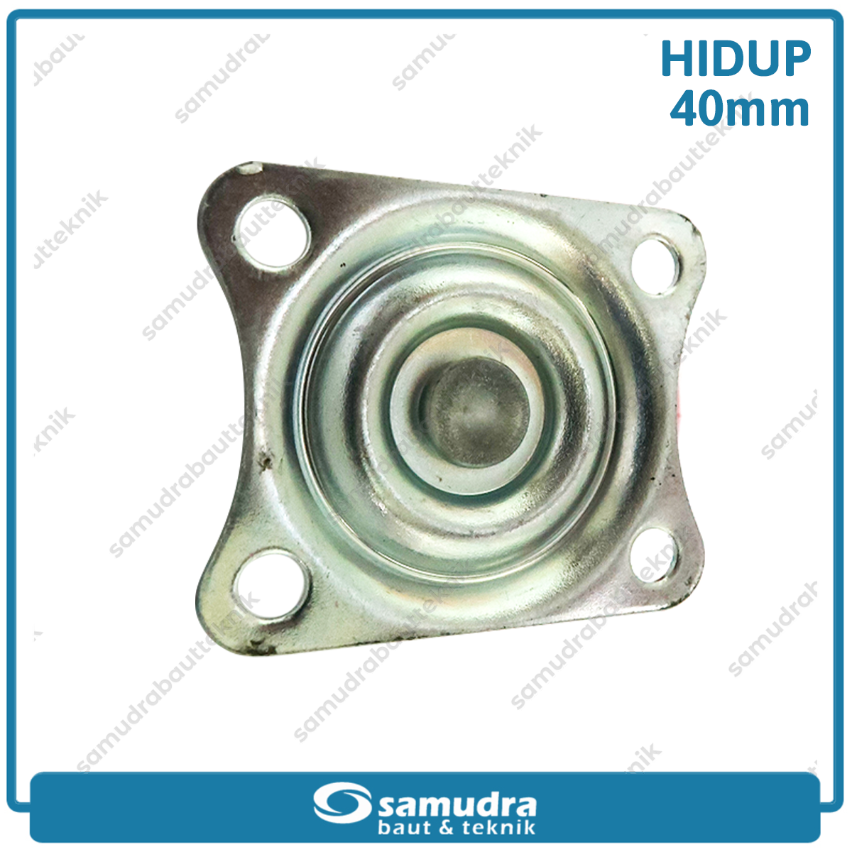 XANDER 4 pcs Roda Troli Hidup 40 mm PVC Caster Lemari Etalase Trolley