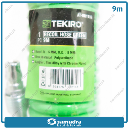 TEKIRO AT-RH1116 Selang Spiral 9 meter / Selang Recoil Hijau