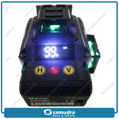MOLLAR 4D-LEMS Laser Level Meter Green 4D 16 Lines