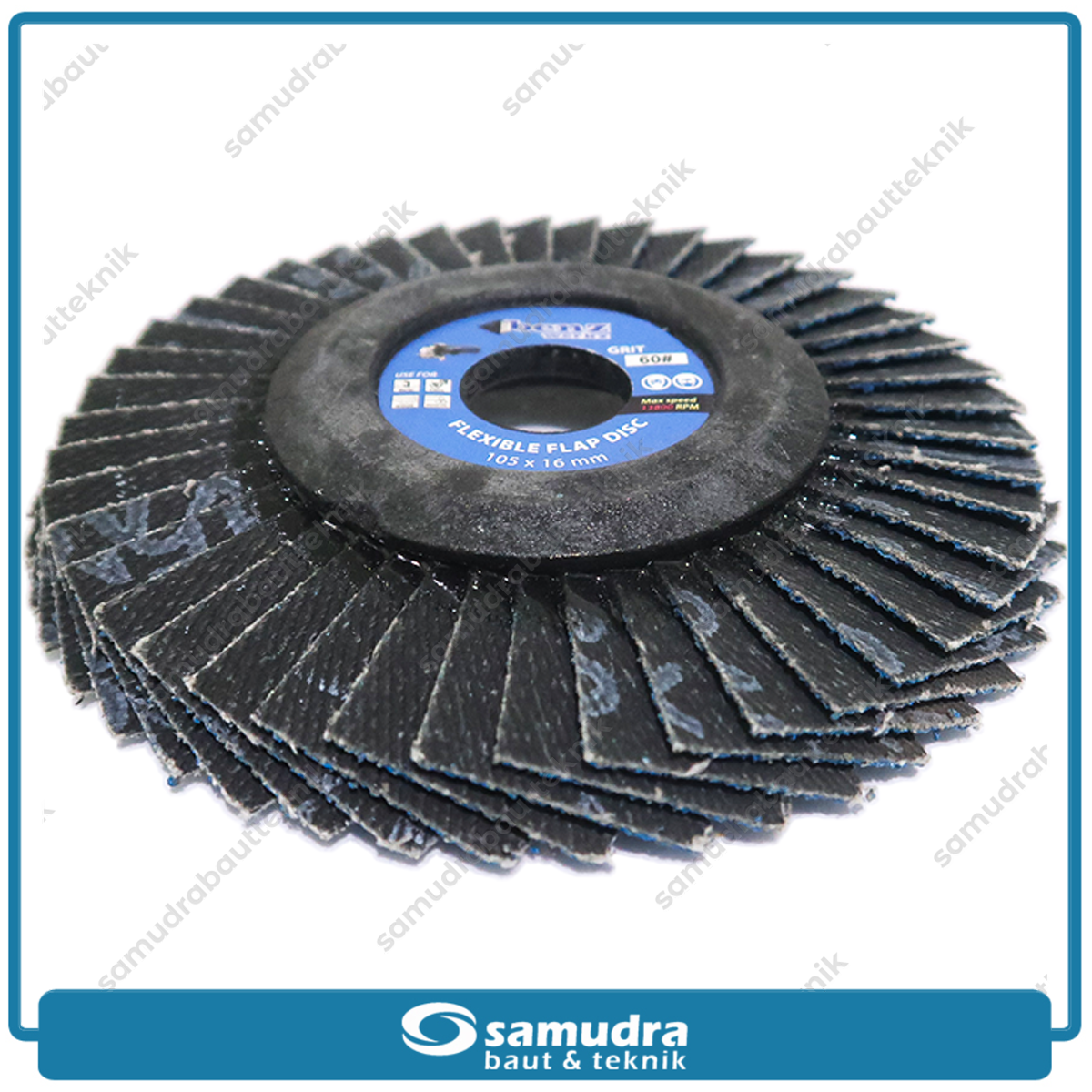 BENZ Flexible Flap Disc 4" Blue Color No. 60