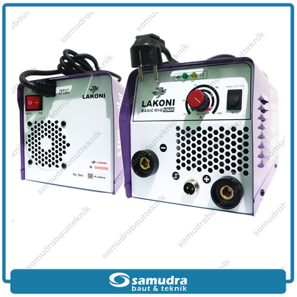 LAKONI BASIC-MIG-125iXR Mesin Las Listrik 120A 1 Phase CO2 IGBT 450 Watt