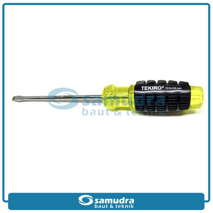 TEKIRO SD-CG0862 Obeng Gagang Karet 6" Minus SL6