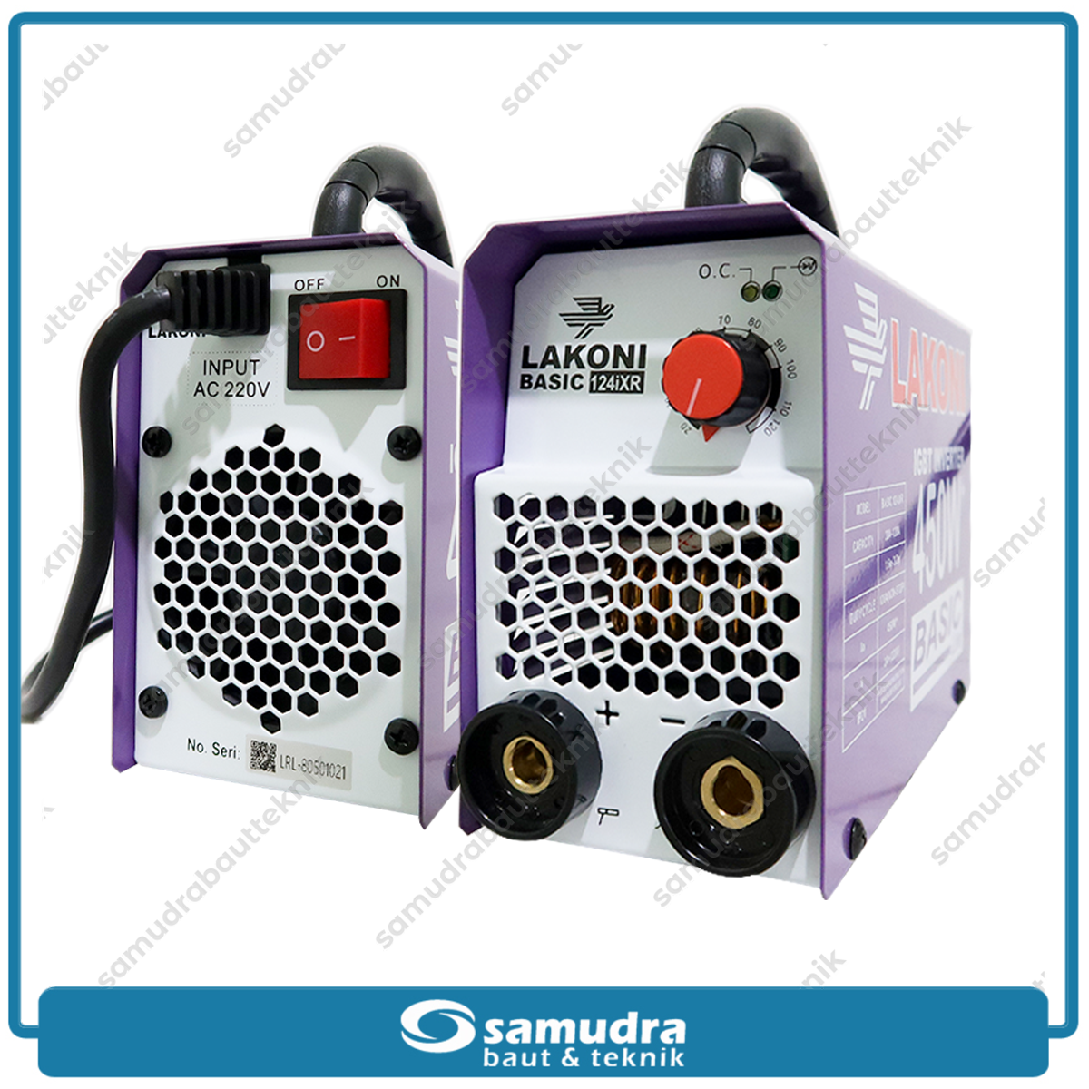 LAKONI BASIC-124iXR Mesin Las Listrik IGBT 120A 450 Watt