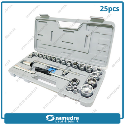 KTP Kunci Sok Set 25 pcs Box Plastik