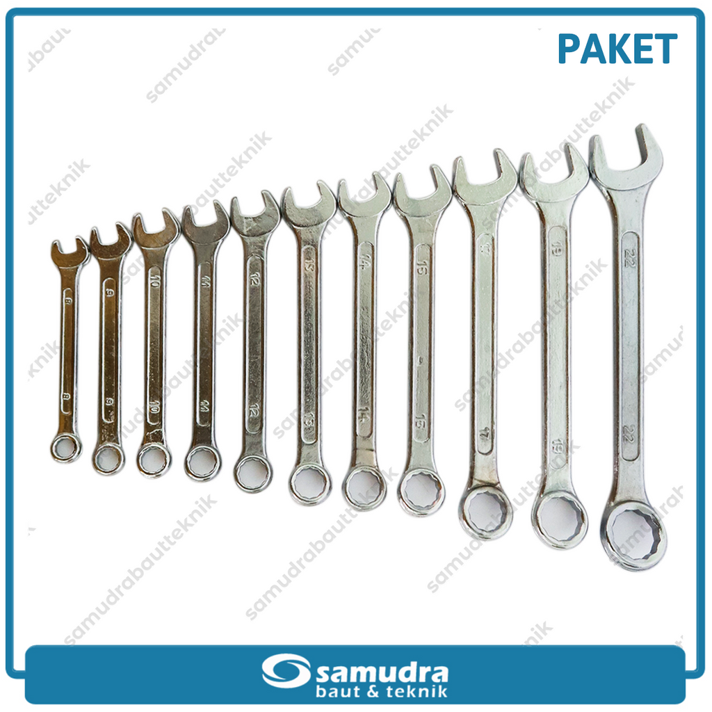 [PAKET] 3 Set TEKIRO Kunci Shock T 8-14 + Sok Set 27 pcs + Ring Pas 11