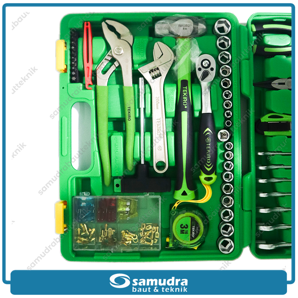 TEKIRO SC-MT0626 Tool Kit Mekanik Set 60 pcs Box Plastik / Mechanic Tools