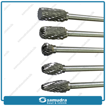 IKURA IKR-RFS202 Mata Bor Tuner Pendek Set 10 pcs / Rotary File Set Short