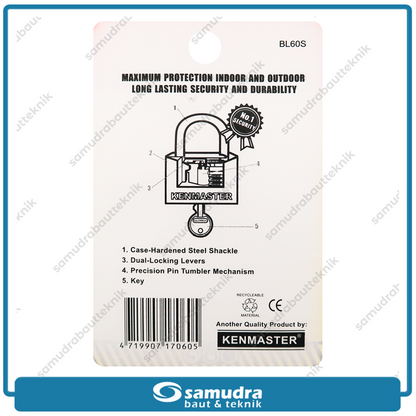 KENMASTER Gembok BL 60 mm Short GBPA-046