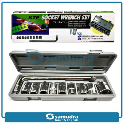 KTP Kunci Sok Set 10 pcs Box Plastik