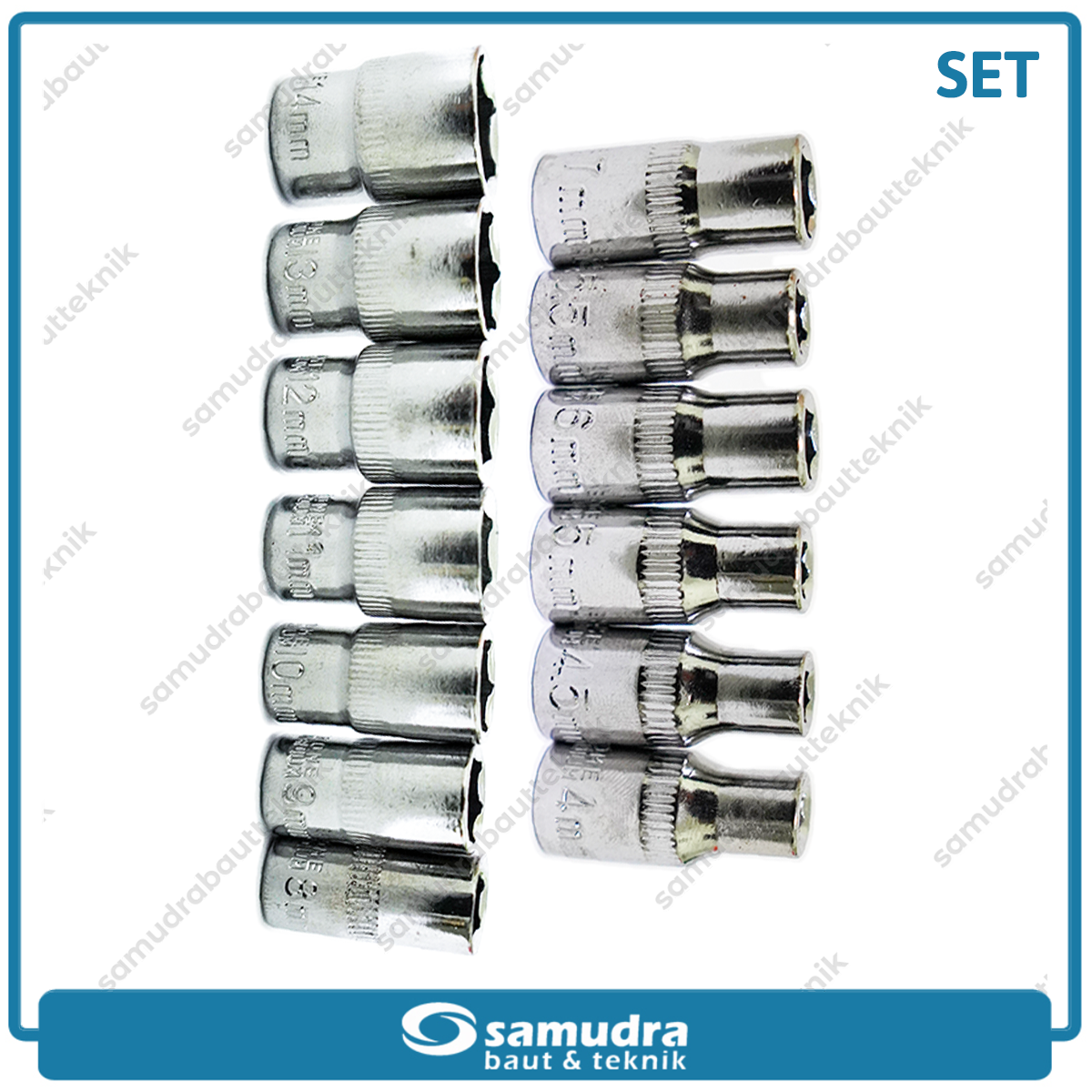 KENMASTER KCSO-105 Kunci Sok Set 46 pcs Box Plastik