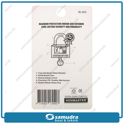 KENMASTER Gembok BL 40 mm Short GBPA-045