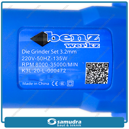 BENZ BZ-8890 Mesin Mini Grinder Set 40 pcs Box Plastik