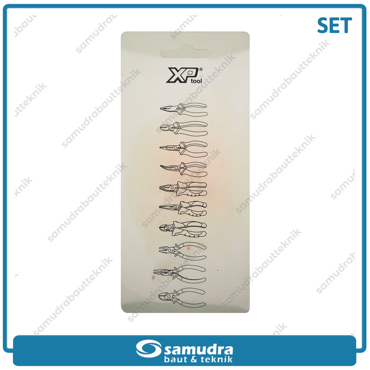 [PAKET] 3 Set XP TOOL Tang Mini 4.5 Inch Potong Lancip Kombinasi Jepit