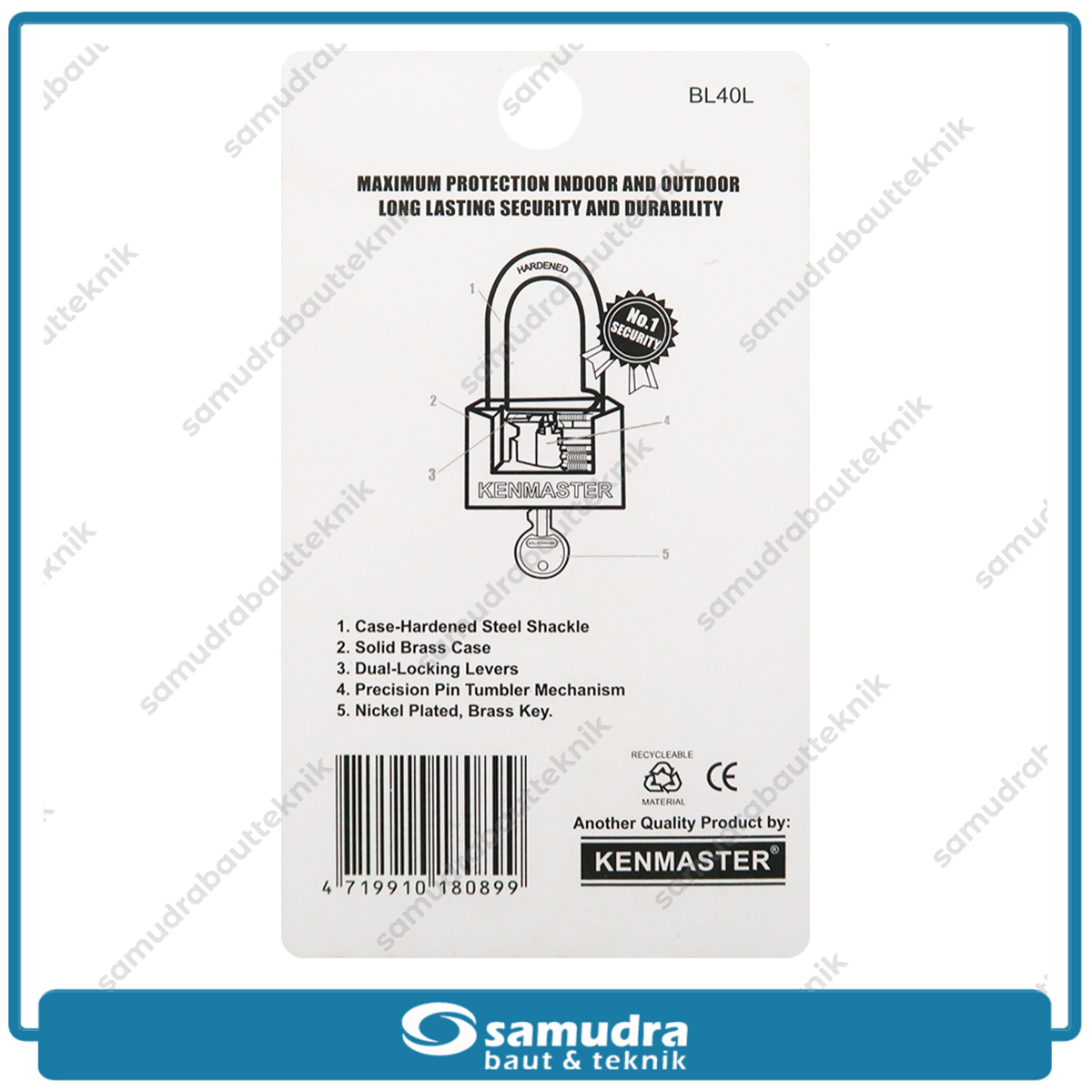 KENMASTER Gembok BL 40 mm Long GBPA-043
