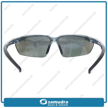 KINGS KY715 Kacamata Safety Hitam Yellow Mirror