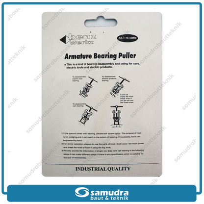 BENZ ABP0101 Armature Bearing Puller AB-1 19-35 mm