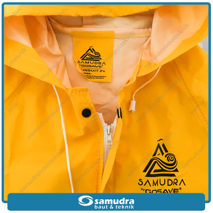 GOSAVE SAMUDRA 2S Jas Hujan Baju Celana (XL) Kuning