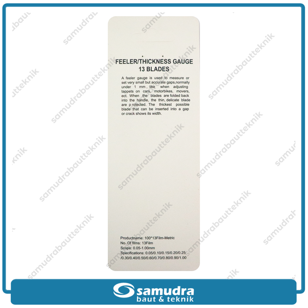 ACLIA Feeler Gauge 13 pcs (0.05-1.00 mm)