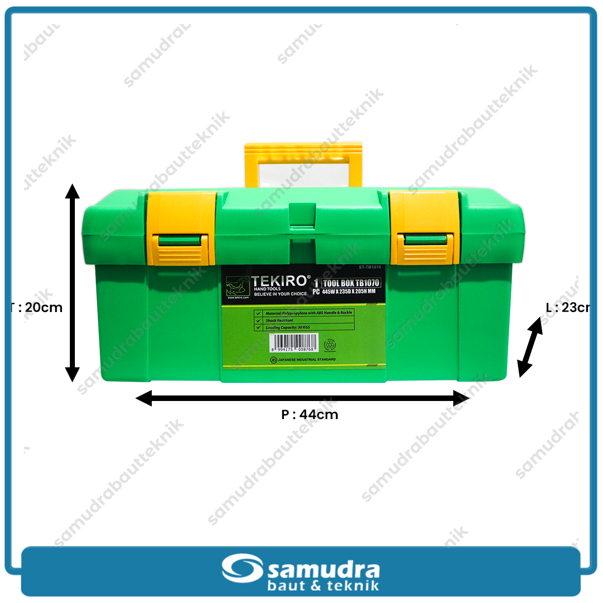 TEKIRO ST-TB1070 Tool Box Plastik 0210 442 x 238 x 207 mm