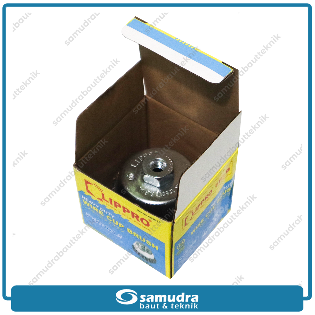 LIPPRO 61610-1.5 Sikat Mangkok Kepang 3"