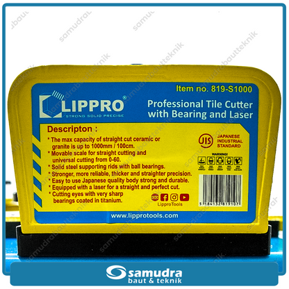 LIPPRO 819-S100 Meja Potong Keramik Manual Laser 100 cm