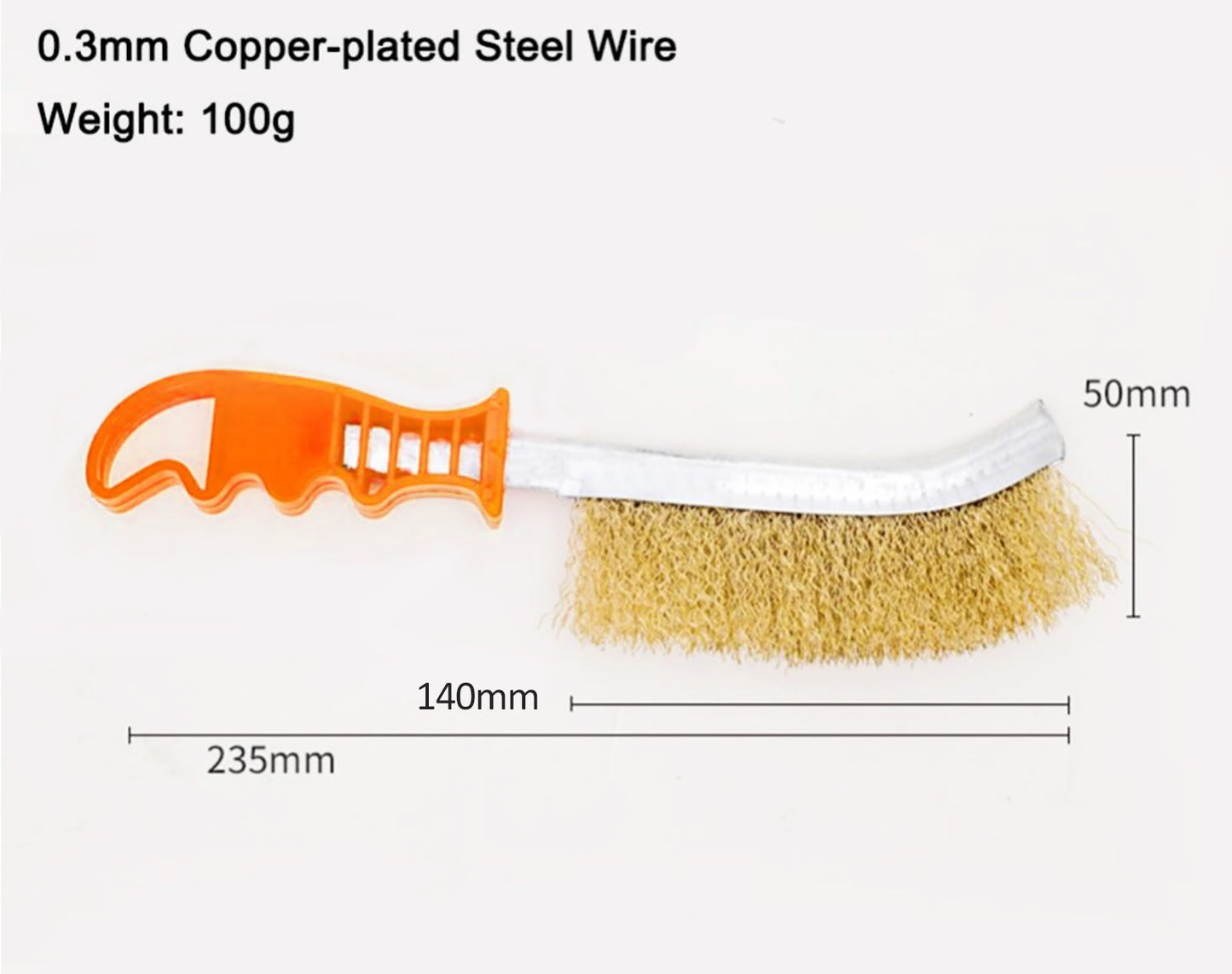 IKURA IKR-KNB201 Sikat Golok Gagang Kawat