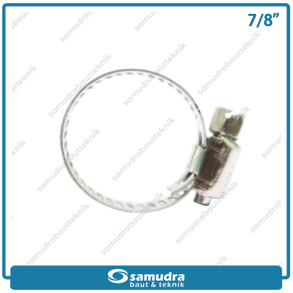 LIPPRO Klem Selang 7/8" Inch Ss Hose Clamp Taiwan - Isi 100 Pcs