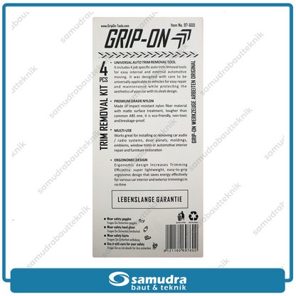 GRIPON 97-600 Alat Pelepas Sekat Panel Set 4 pcs / Trim Removal Kit